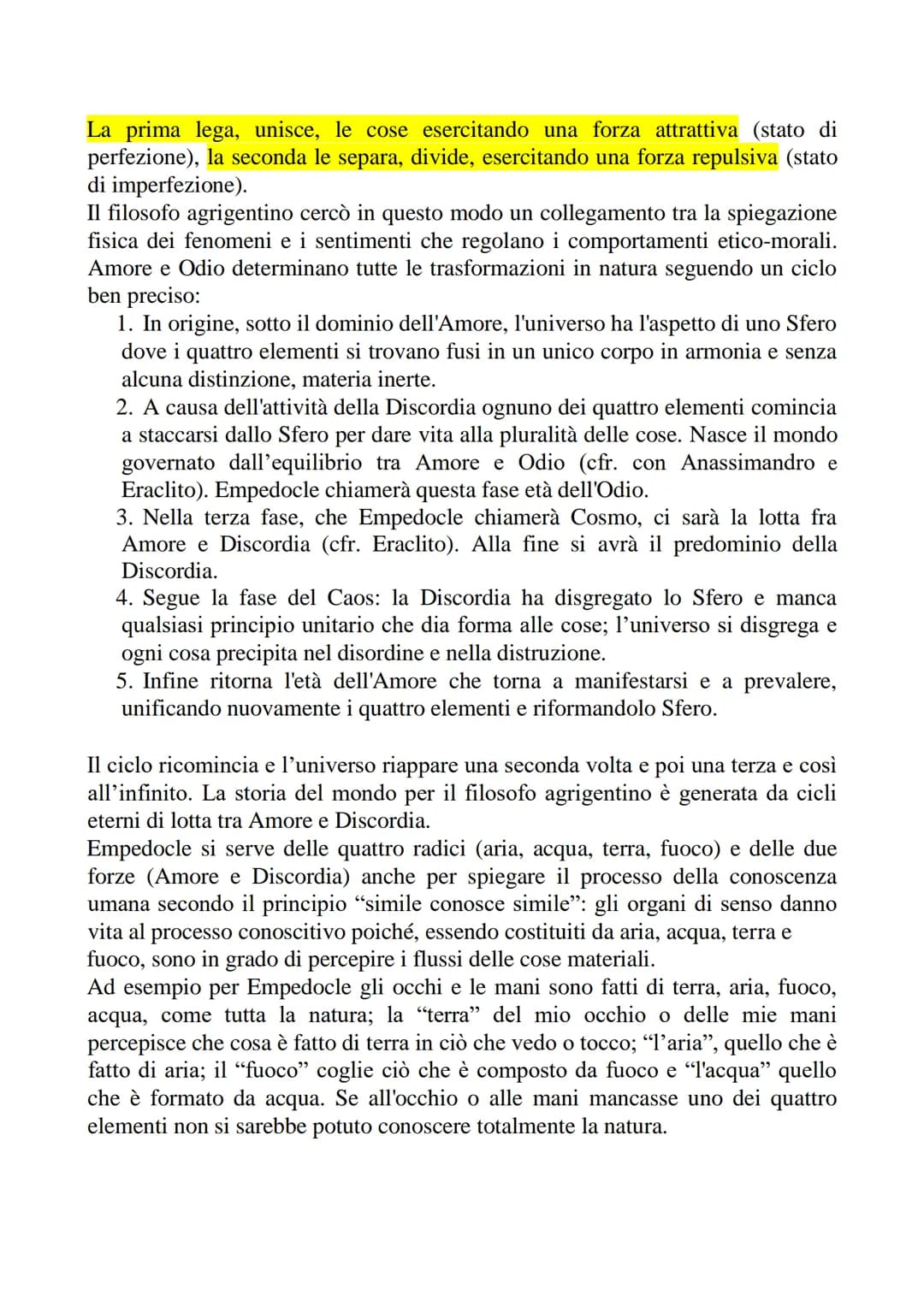 I FISICI PLURALISTI E GLI ATOMISTI
La tradizione filosofica denomina "fisici pluralisti" quei pensatori che a partire dal V
secolo a.C., ric