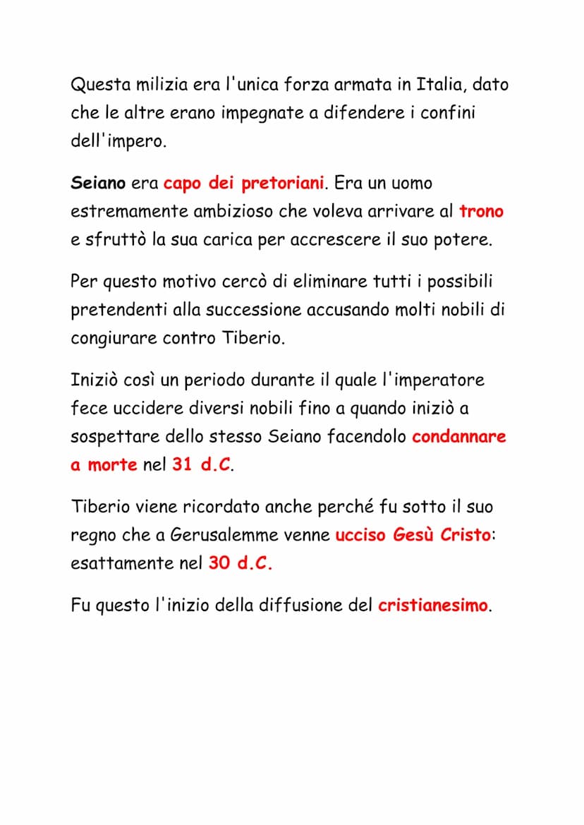 La Dinastia Giulio-Claudia
Dopo la morte di Augusto, avvenuta il 14 d.C., la
situazione delle province e dell'Italia era molto
diversa rispe