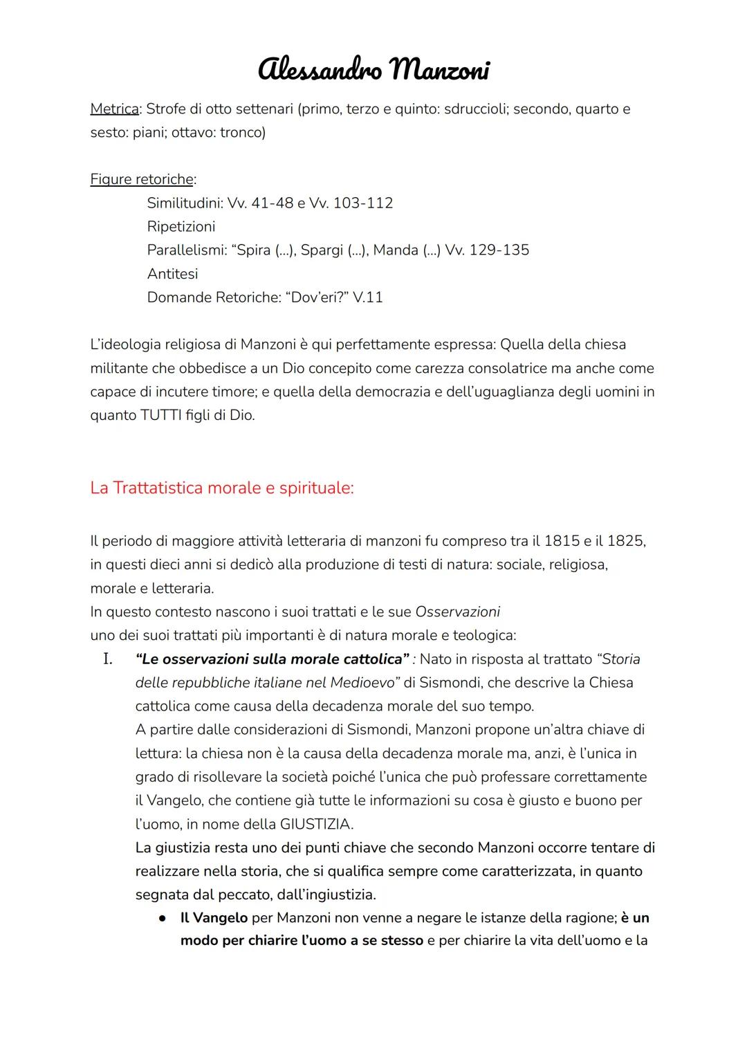 Biografia dell'autore:
I. Manzoni nasce a Milano nel 1785 in un ambiente già pieno di
letteratura: è il nipote di Cesare Beccaria. Fra il 17