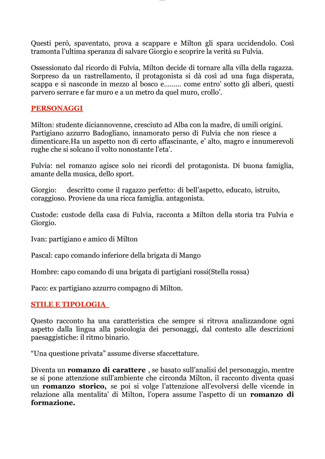 UNA QUESTIONE PRIVATA
BEPPE FENOGLIO
LA VITA
Beppe Fenoglio nasce ad Alba in Piemonte il 1 marzo 1922 da una famiglia di
modesta estrazione 