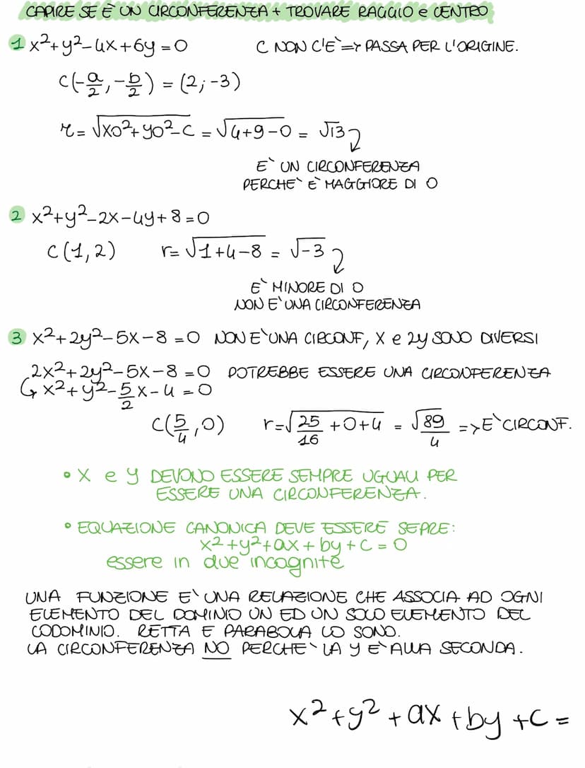 LA CIRCONFERENZA
LUOGO GEOMETRICO DEI PUNTI DEL PIANO EQUIDISTANTI
DA UN PUNTO FISSO DETTO CENTRO.
ут
10
C(2,1)
r 3
a
+X
dx+by+C=0→y=mx+q
DI