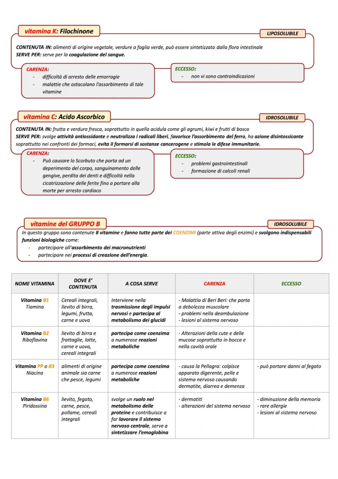 LE VITAMINE
Le VITAMINE sono MICRONUTRIENTI che sono necessarie all'organismo in piccole quantità per lo svolgimento delle funzioni vitali. 