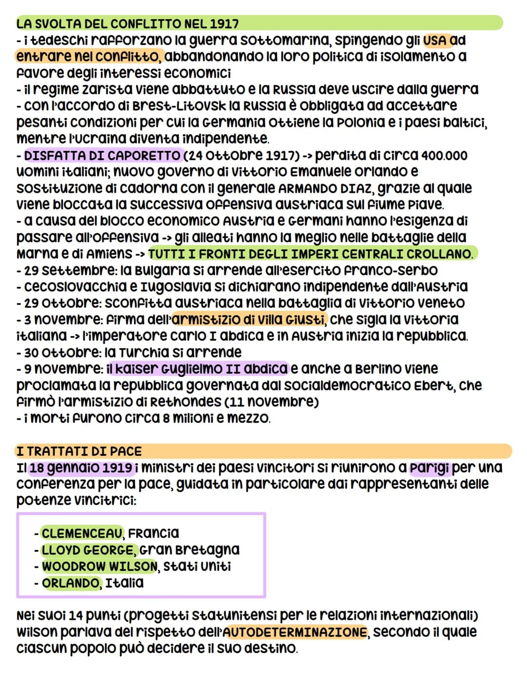 LA PRIMA GUERRA MONDIALE
1914-1918
Alcune delle cause della guerra erano presenti in Europa da molto tempo:
CAUSE REMOTE -> politiche, econo
