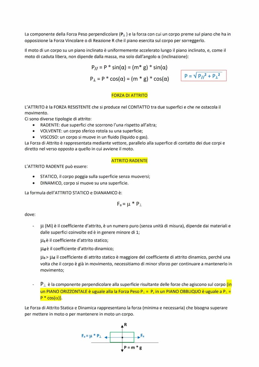 DINAMICA
La DINAMICA si occupa delle CAUSE che GENERANO IL MOVIMENTO DI UN CORPO (La CINEMATICA
DESCRIVE IL MOTO).
Le principali GRANDEZZE F