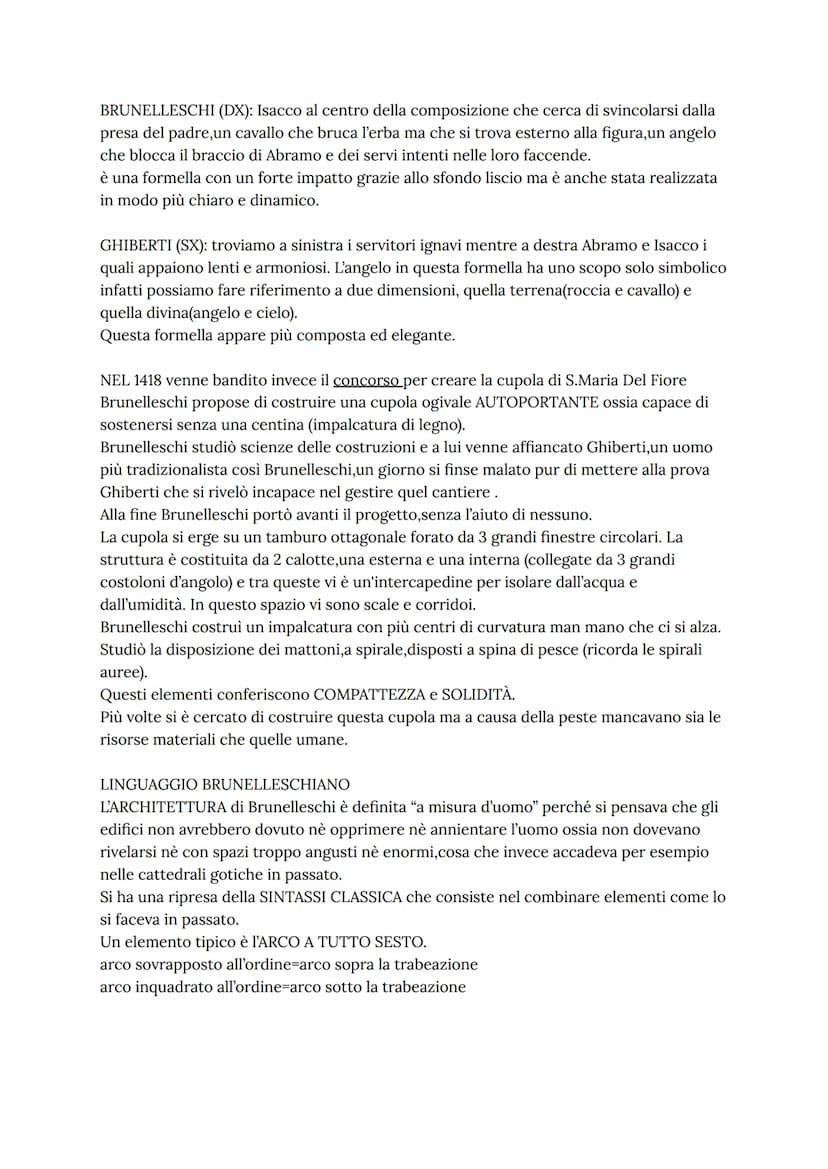 IL RINASCIMENTO ITALIANO-BRUNELLESCHI
Questo movimento artistico e letterario si sviluppa tra il 400 e il 500.
Il primo ad utilizzare il ter