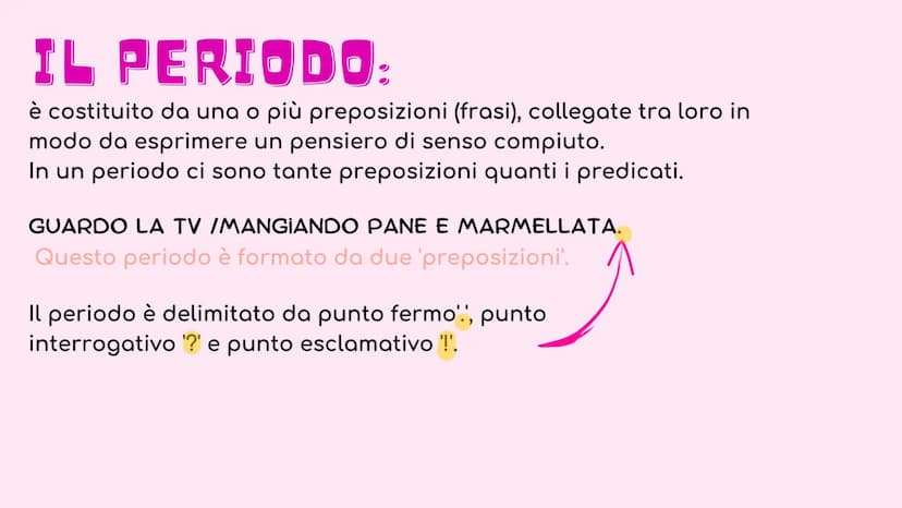 ANALISI DEL PERIODO
Ⓡ
DICTIONARY
A-Z IL PERIODO:
è costituito da una o più preposizioni (frasi), collegate tra loro in
modo da esprimere un 
