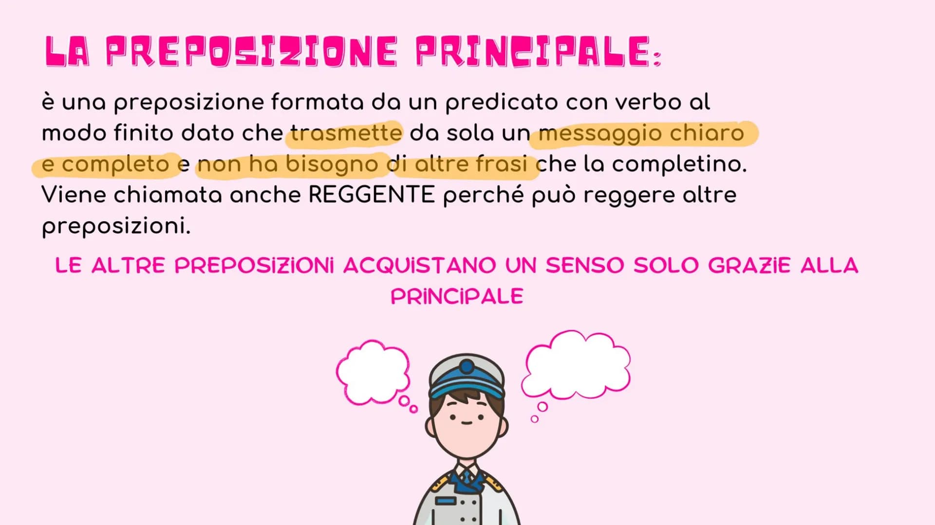 ANALISI DEL PERIODO
Ⓡ
DICTIONARY
A-Z IL PERIODO:
è costituito da una o più preposizioni (frasi), collegate tra loro in
modo da esprimere un 