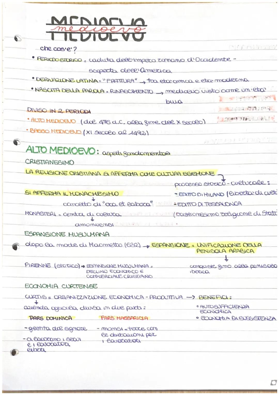 MEDIOEVO
medioevo
TILDIOLVO
che cos'e'?
• PERIODO STORICO. caduta dell'impero comano d'Ocadente -
Scopacta deee' America
DERIVAZIONE LATINA=