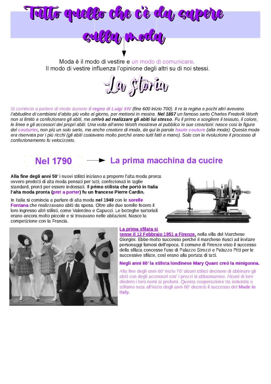 Tutto quello che c'è da sapere sul mondo della moda