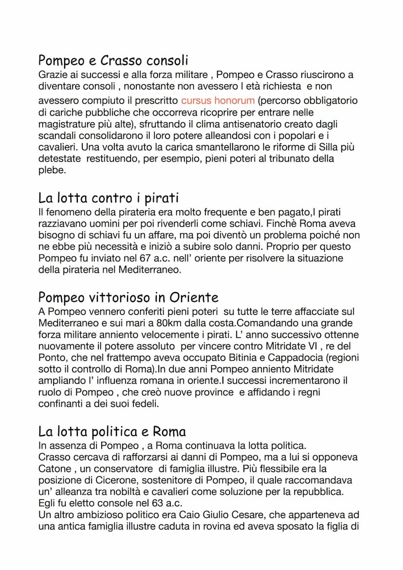 La crisi della repubblica
Fondamentalmente il tema della storia romana nel I secolo a.c. è la crisi
delle istituzioni repubblicane, sulle qu