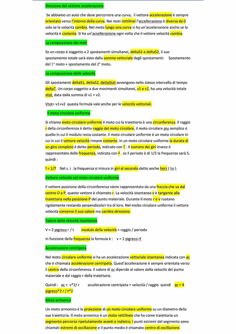 Fisica
Spostamento con una freccia
La grandezza spostamento richiede la direzione e il verso, quindi su un foglio
rappresentiamo uno spostam