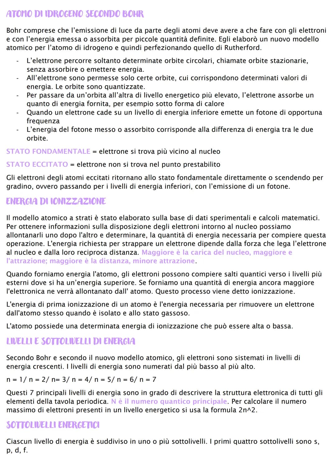 LE PARTICELLE DELL'ATOMO E LA SUA STRUTTURA
LA NATURA ELETTRICA DELL'ATOMO
La materia possiede la massa e la carica elettrica. La carica ele