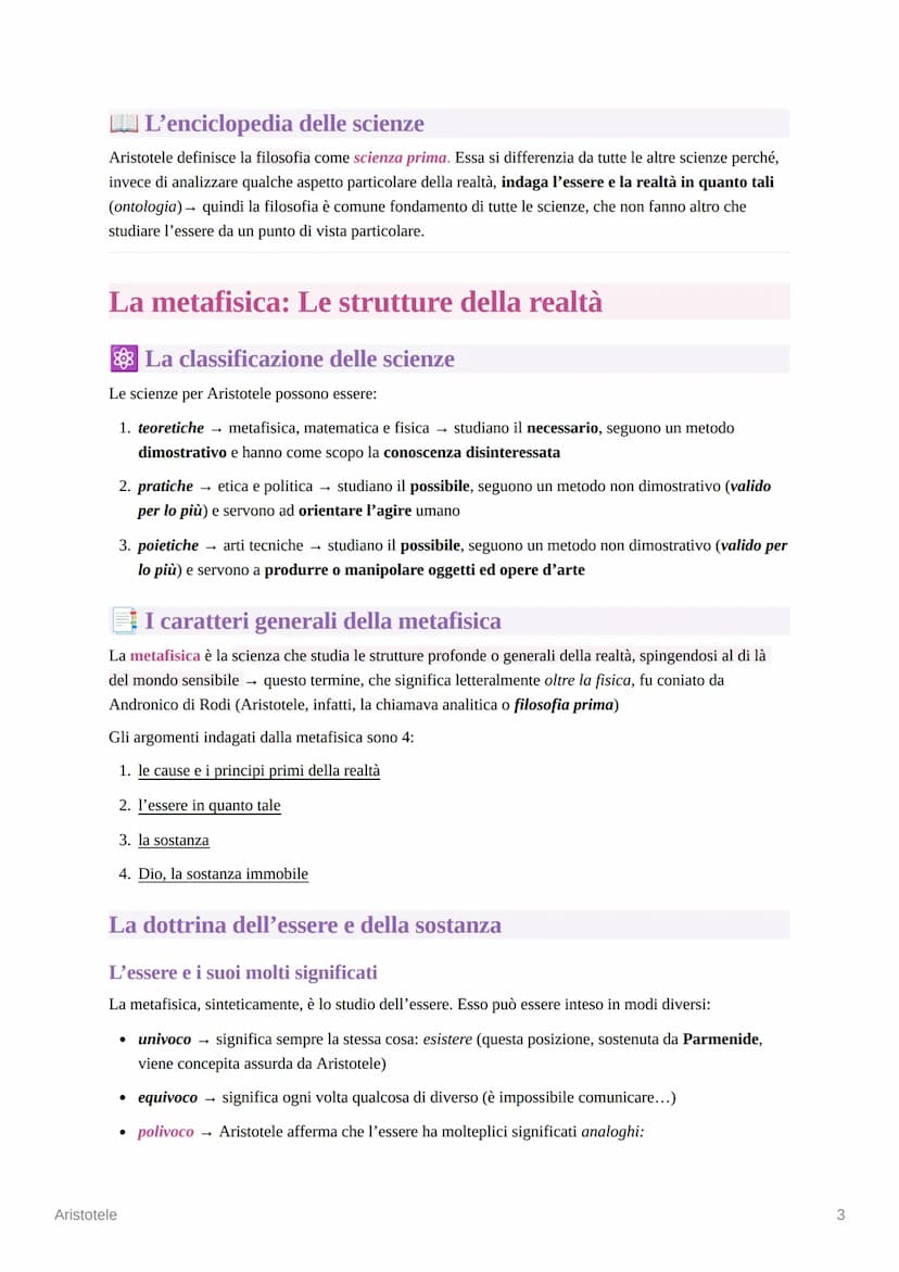 Aristotele
Una vita per la ricerca
Aristotele viene considerato il filosofo della tradizione occidentale per eccellenza, il maestro color
ch