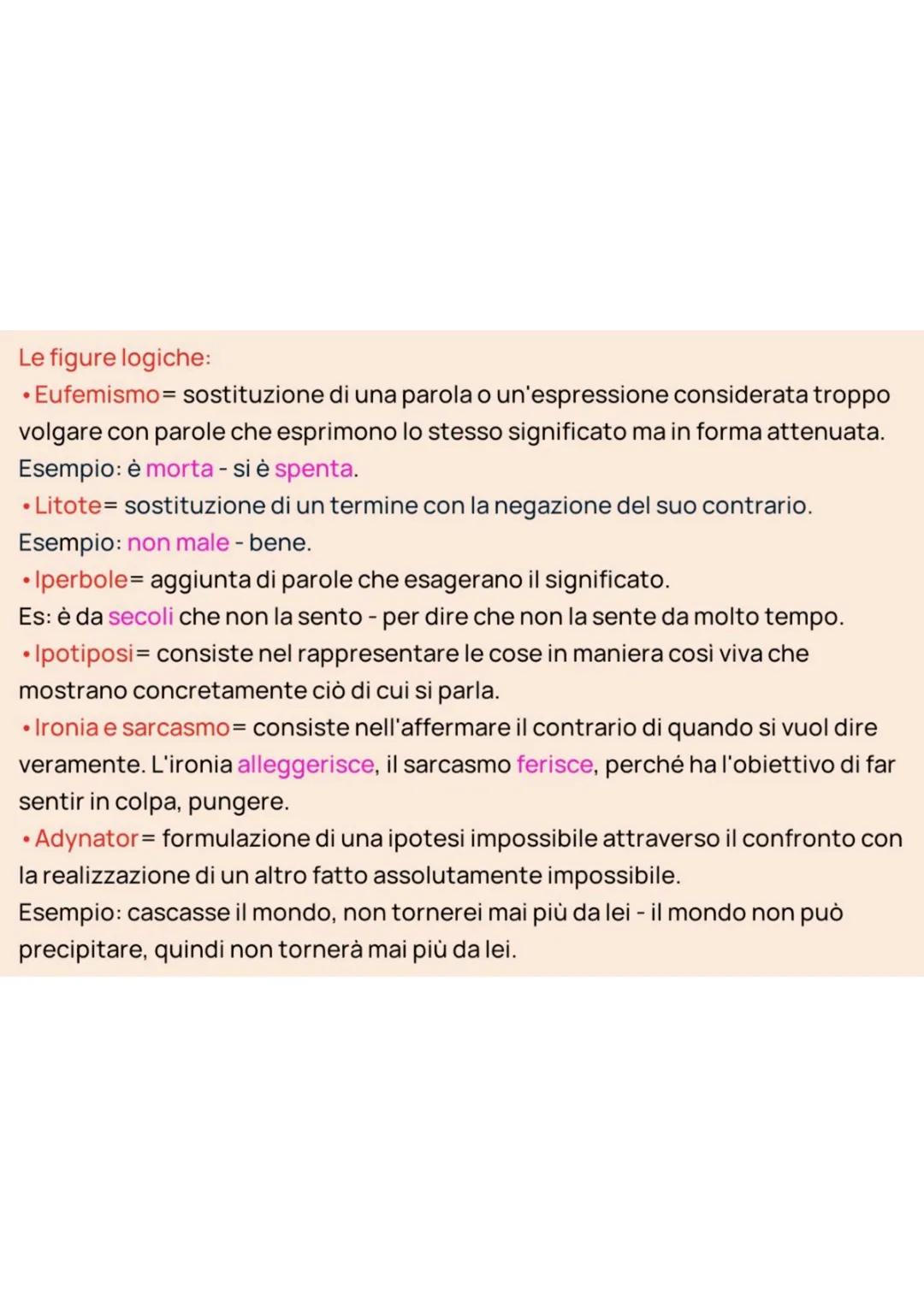 Le figure retoriche
Le figure fonetiche o di suono.
Le figure di significato.
Le figure di ordine. Le figure fonetiche:
• Allitterazione con