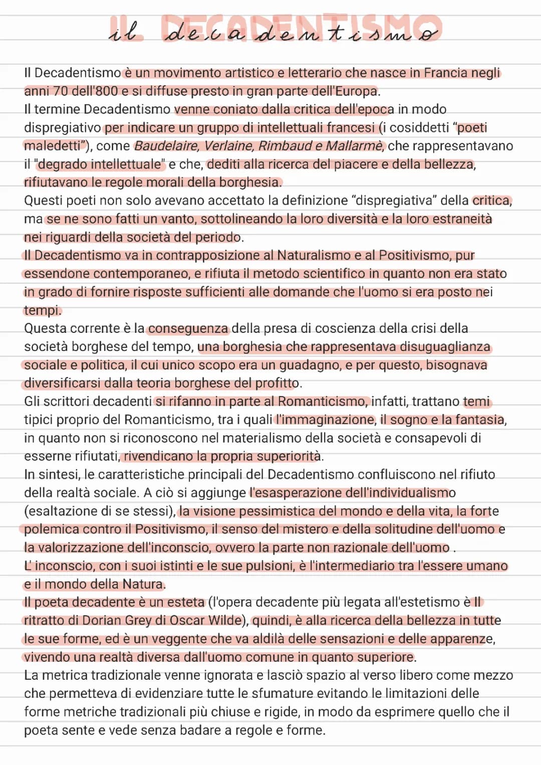 D'annunzio e Pascoli 