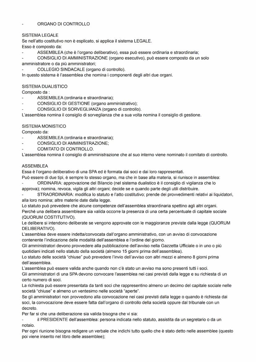 SOCIETÀ PER AZIONI
È una società nella quale per le obbligazioni sociali risponde soltanto la società con il suo patrimonio
(AUTONOMIA PATRI