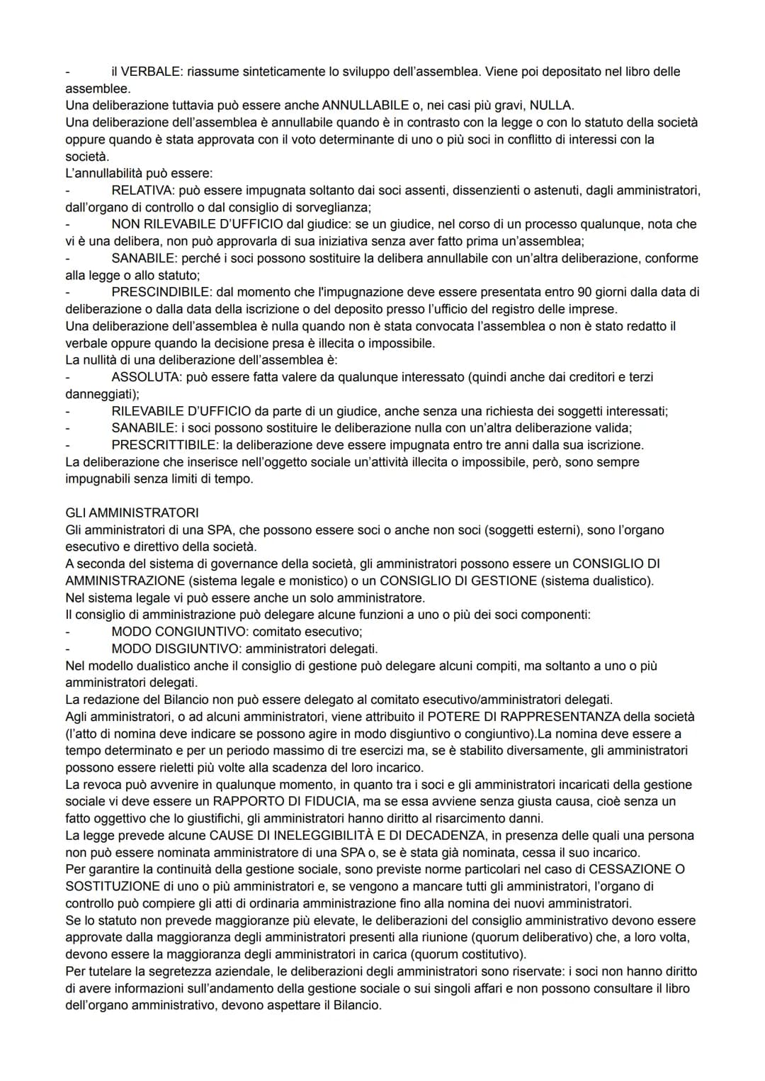 SOCIETÀ PER AZIONI
È una società nella quale per le obbligazioni sociali risponde soltanto la società con il suo patrimonio
(AUTONOMIA PATRI