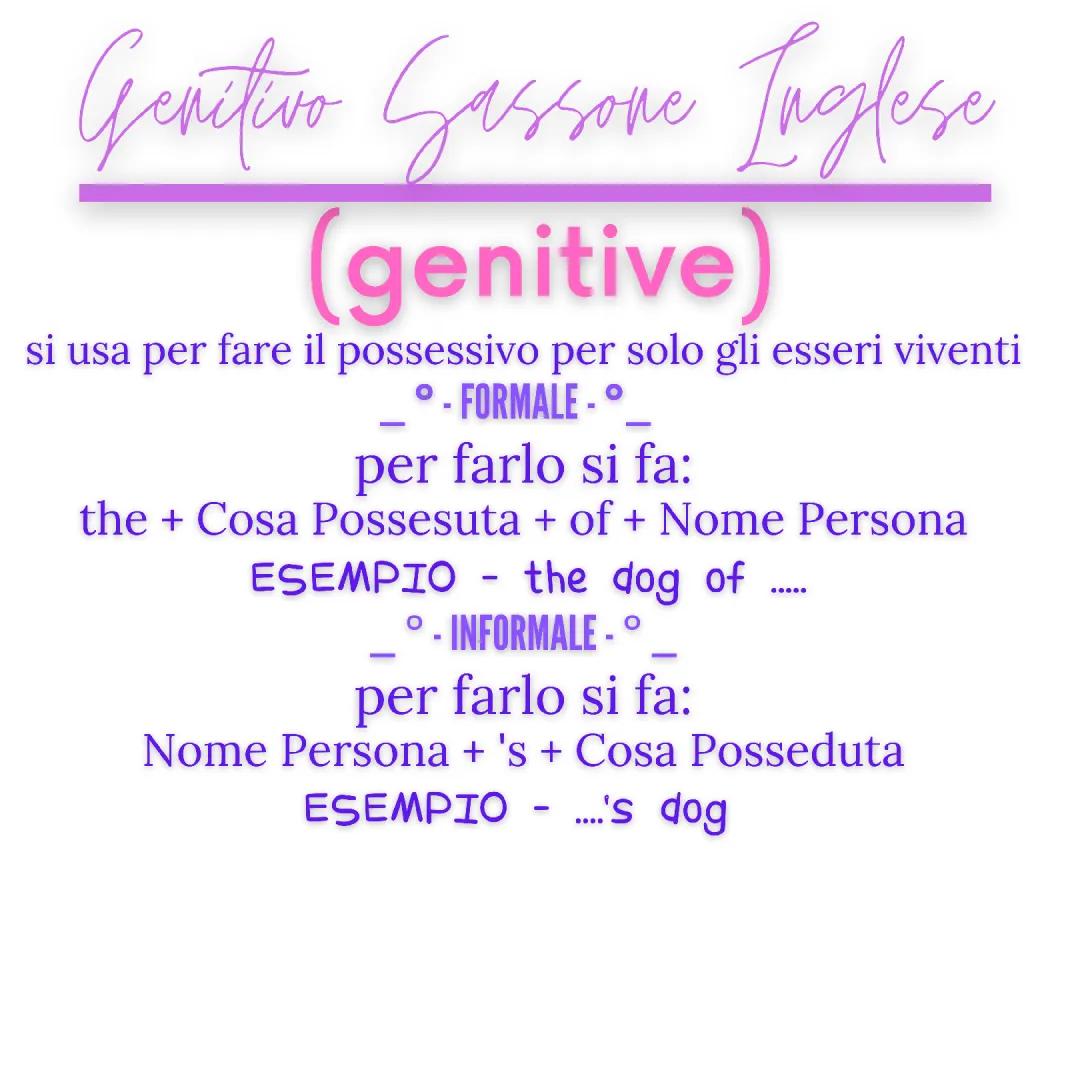 Genitivo Sassone (Genitive)