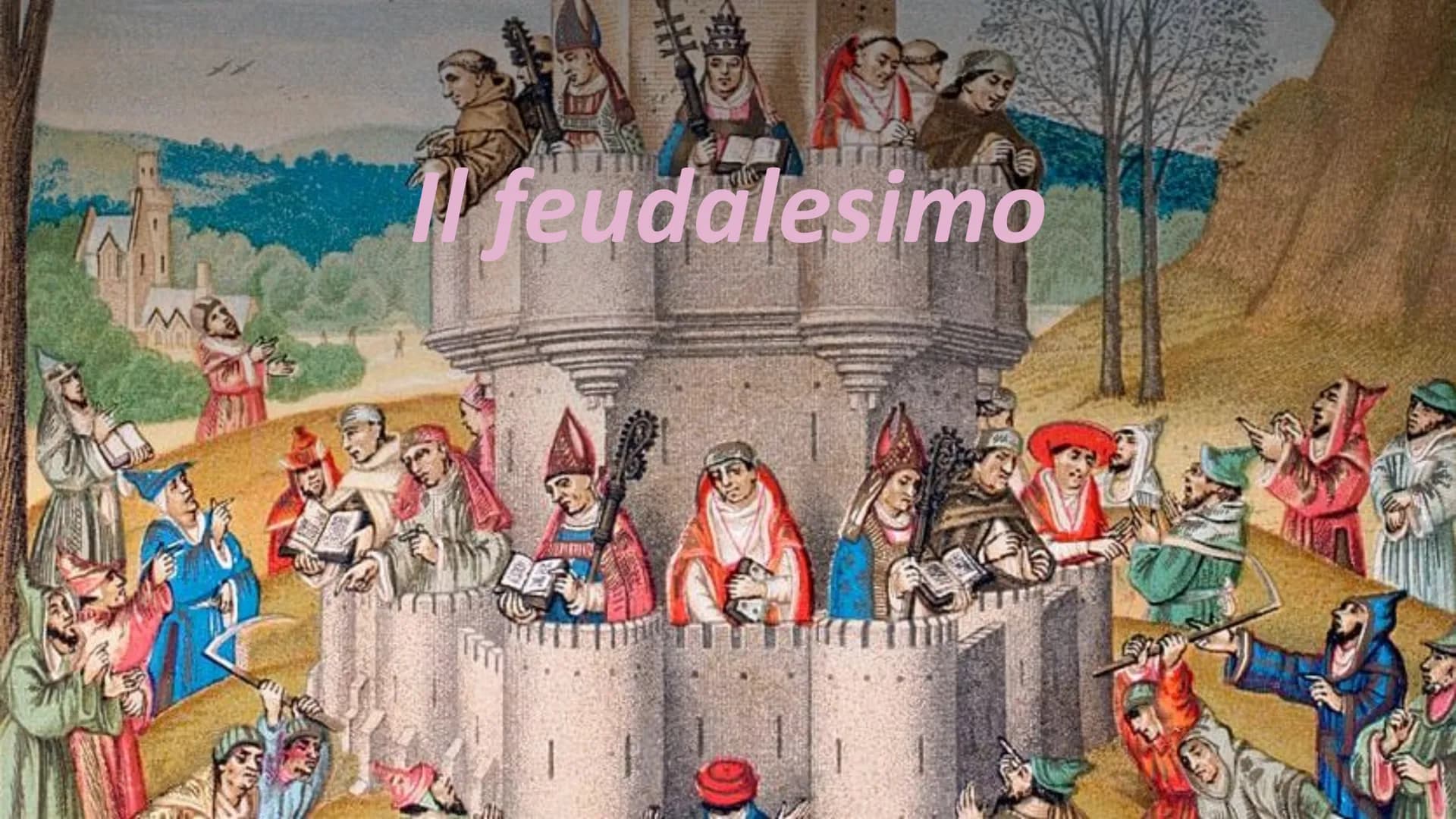 M
DIGL
Il feudalesimo
1 1
(0) Magno
Cart
64
JJJJ
Carlo Magno re dei franchi, succede il padre
Pipino il Breve nel 771. Carlo Magno sostenne
