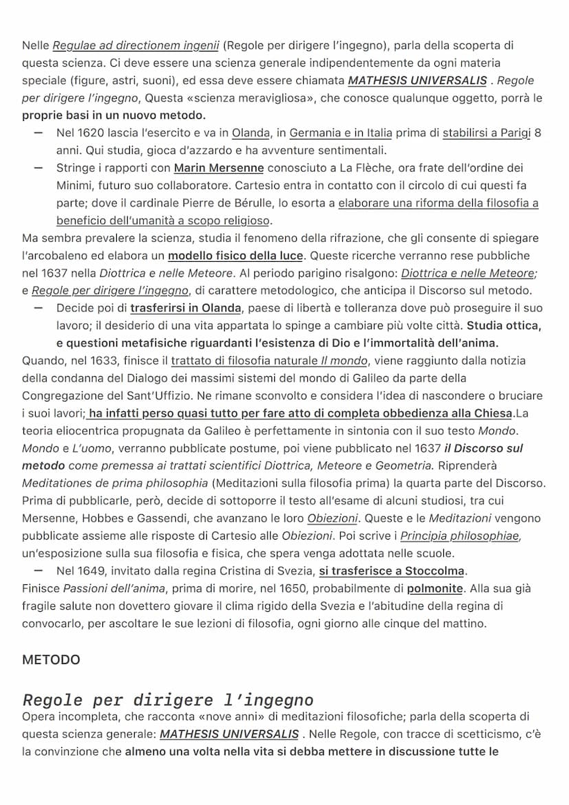Renato Cartesio (1596-1650)
Il fondatore della filosofia moderna
Riconosciuto dalla storiografia filosofica come il fondatore della FILOSOFI