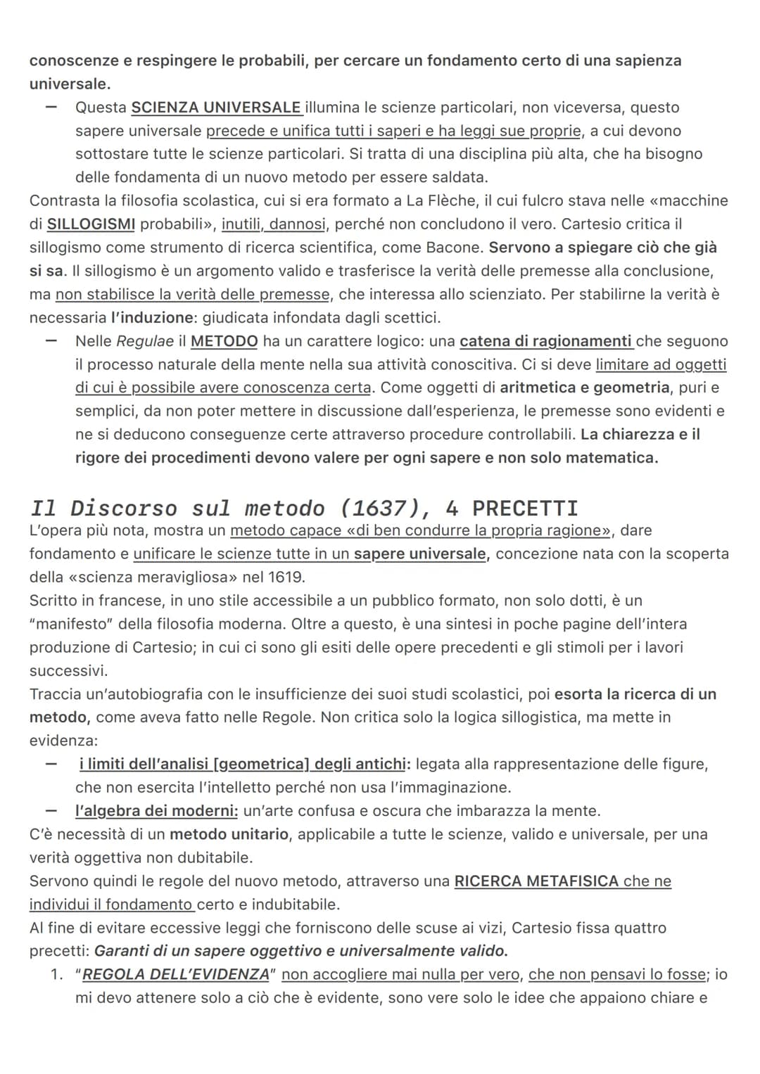 Renato Cartesio (1596-1650)
Il fondatore della filosofia moderna
Riconosciuto dalla storiografia filosofica come il fondatore della FILOSOFI