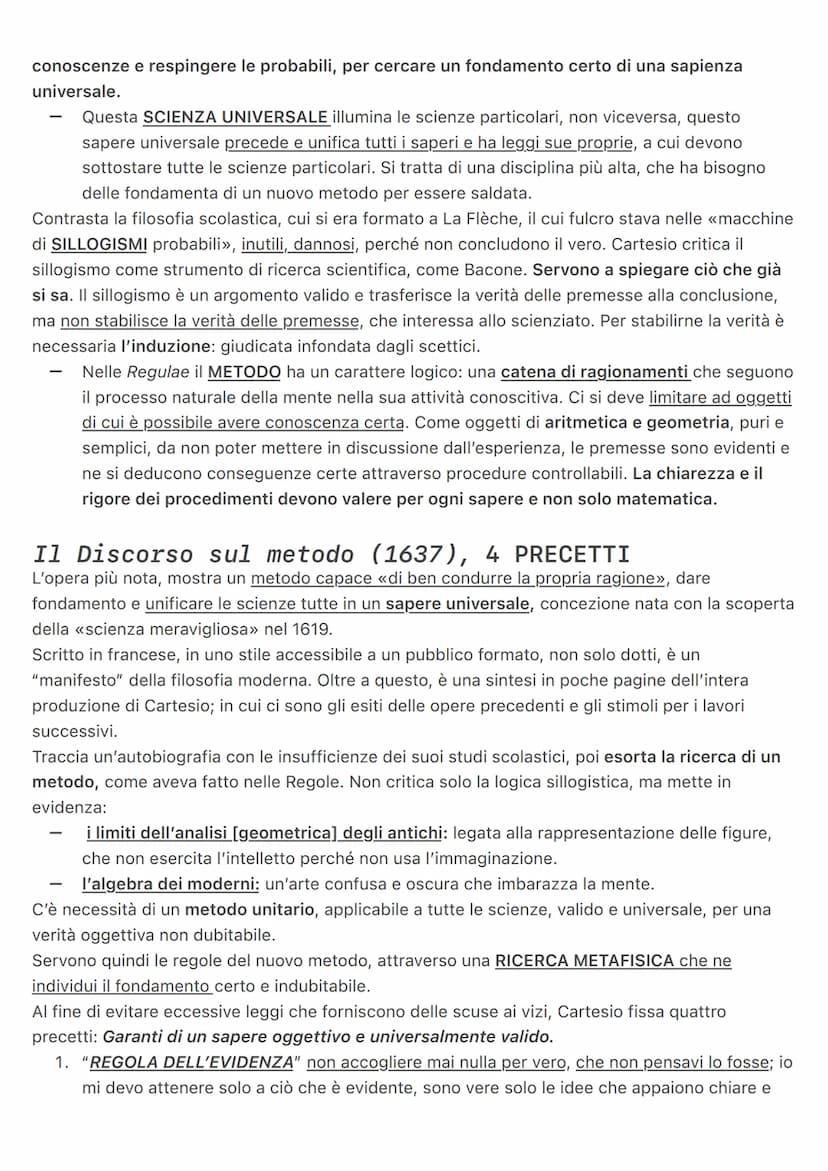Renato Cartesio (1596-1650)
Il fondatore della filosofia moderna
Riconosciuto dalla storiografia filosofica come il fondatore della FILOSOFI