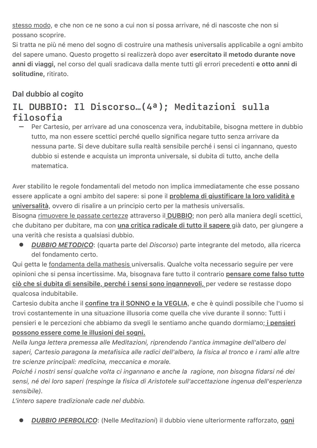 Renato Cartesio (1596-1650)
Il fondatore della filosofia moderna
Riconosciuto dalla storiografia filosofica come il fondatore della FILOSOFI