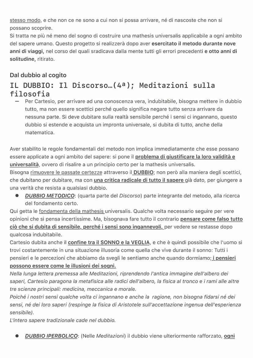Renato Cartesio (1596-1650)
Il fondatore della filosofia moderna
Riconosciuto dalla storiografia filosofica come il fondatore della FILOSOFI