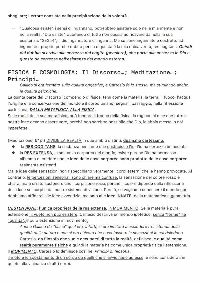 Renato Cartesio (1596-1650)
Il fondatore della filosofia moderna
Riconosciuto dalla storiografia filosofica come il fondatore della FILOSOFI