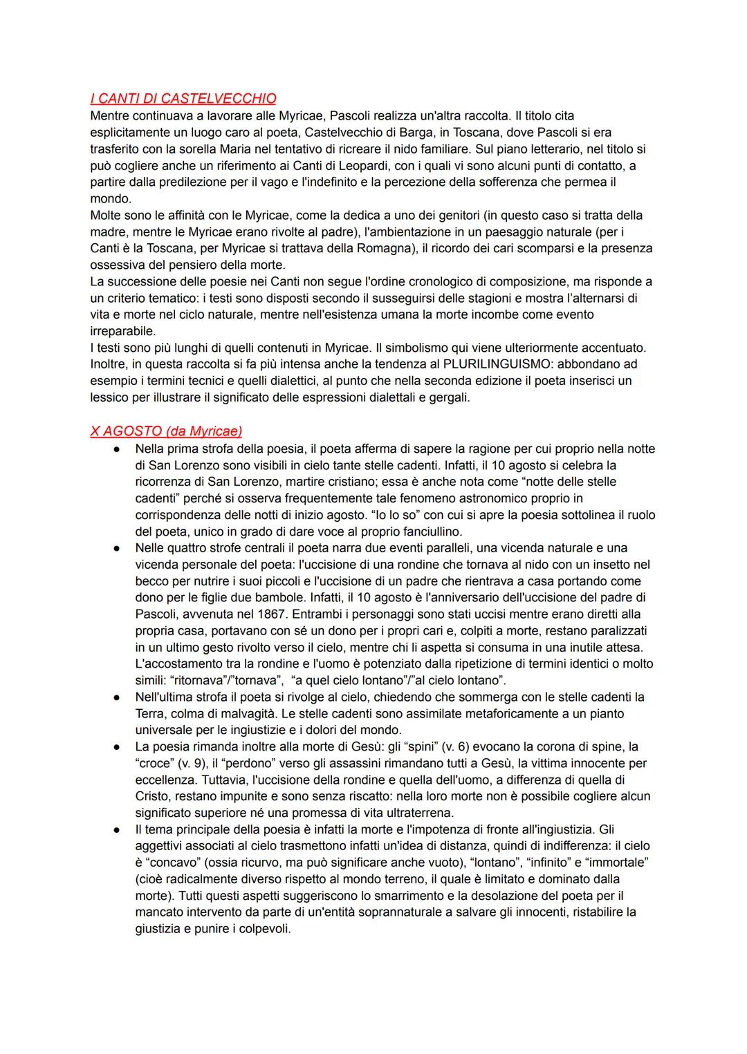 # LA VITA

Giovanni Pascoli nasce a San Mauro di Romagna nel 1855 in una famiglia non ricca ma di condizioni
economiche discrete. II 10 agos