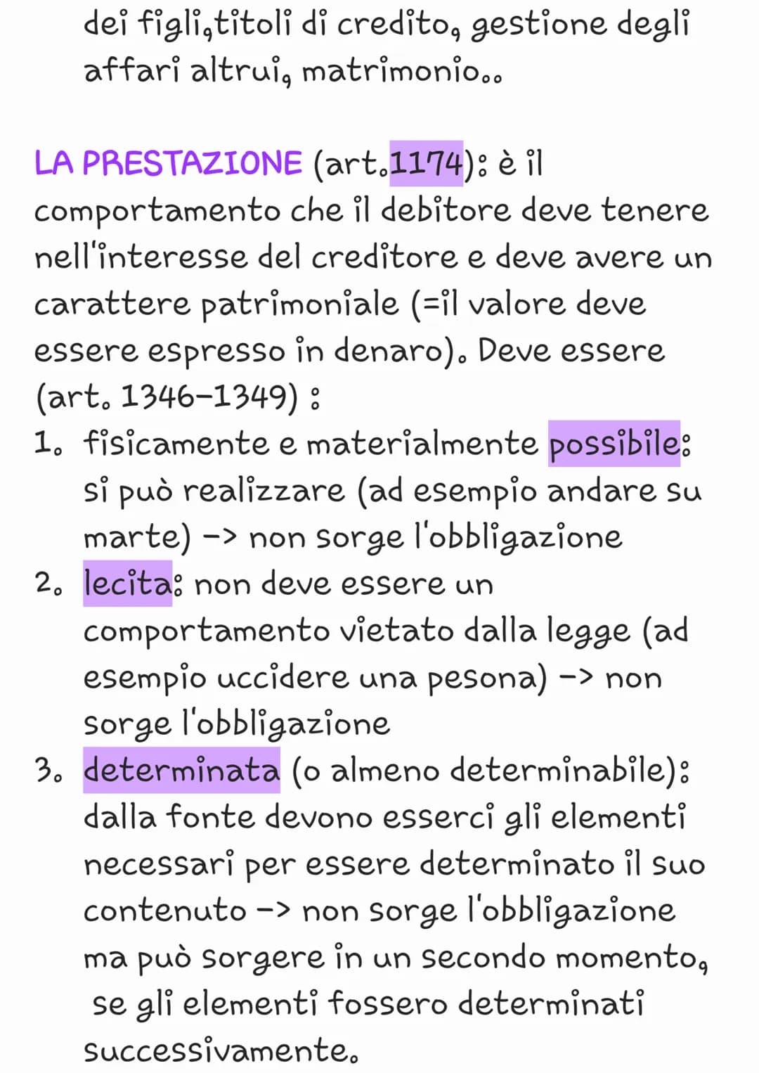 OBBLIGAZIONE: rapporto giuridico tra due
parti: il debitore che deve compiere una
determinata azione per realizzare l'utilità
della seconda 