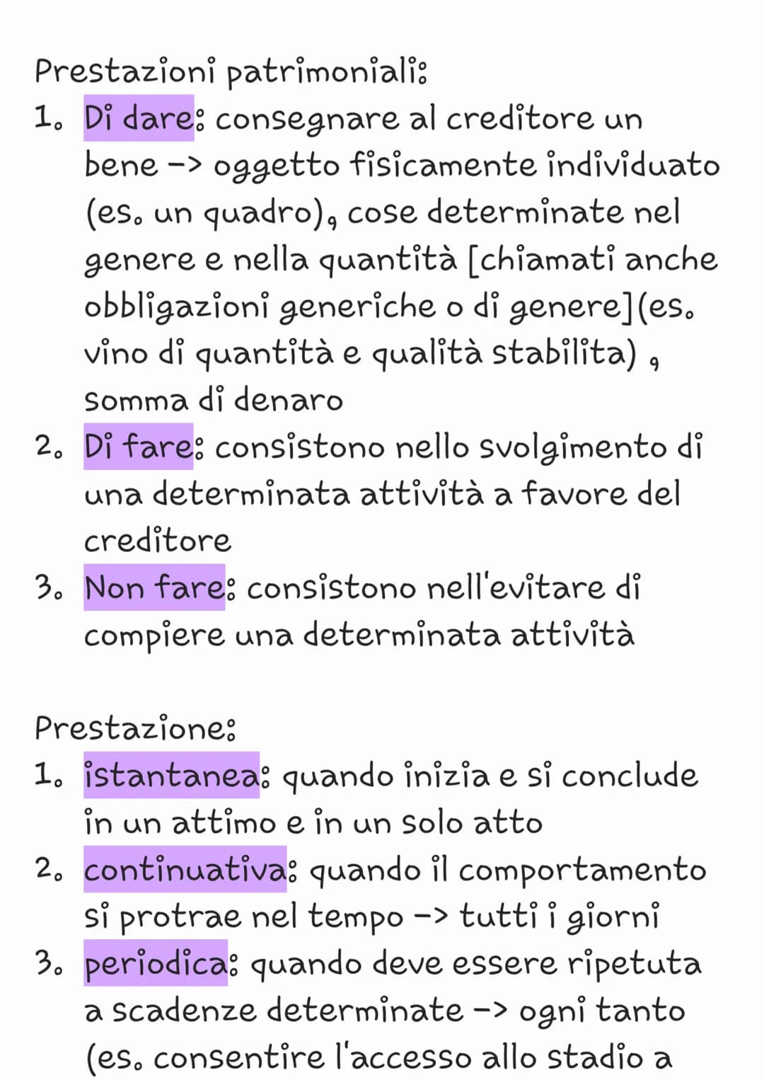 OBBLIGAZIONE: rapporto giuridico tra due
parti: il debitore che deve compiere una
determinata azione per realizzare l'utilità
della seconda 