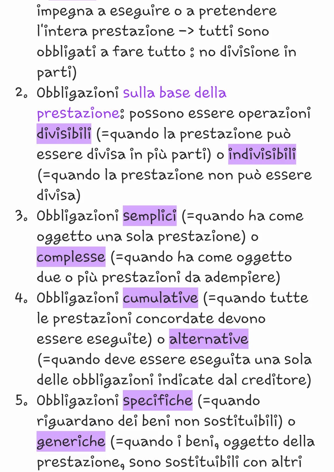 OBBLIGAZIONE: rapporto giuridico tra due
parti: il debitore che deve compiere una
determinata azione per realizzare l'utilità
della seconda 