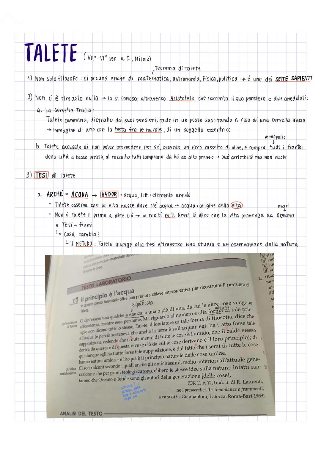 I PRESOCRATICI
LA SCUOLA DI MILETO
→
Quando nasce la filosofia la Grecia non si riduceva a quel che è oggi comprendeva COLONIE
Fra Ville VI 