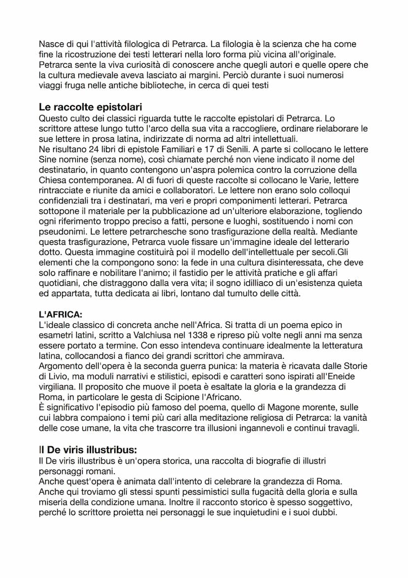 • FRANCESCO PETRARCA:
Petrarca è un uomo di un'età di crisi, di trapasso tra due epoche: il medioevo e
l'età moderna.
Da questa collocazione