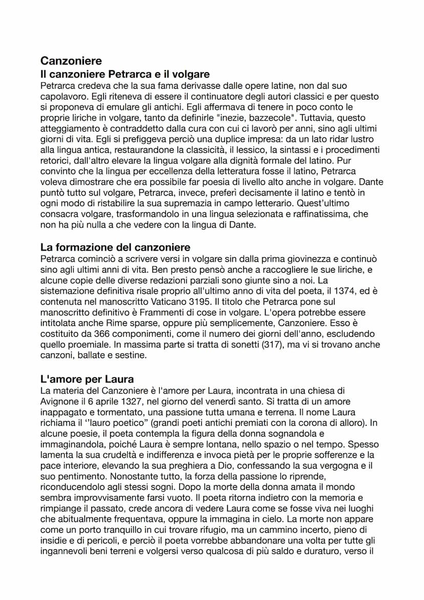 • FRANCESCO PETRARCA:
Petrarca è un uomo di un'età di crisi, di trapasso tra due epoche: il medioevo e
l'età moderna.
Da questa collocazione
