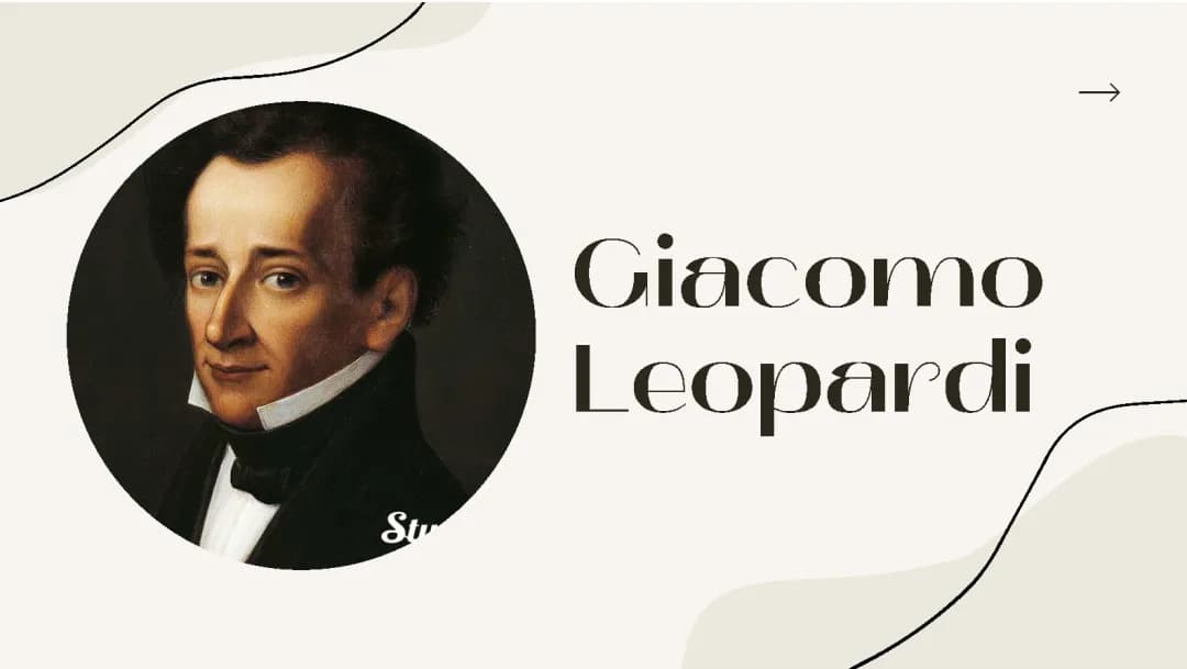 Giacomo Leopardi 