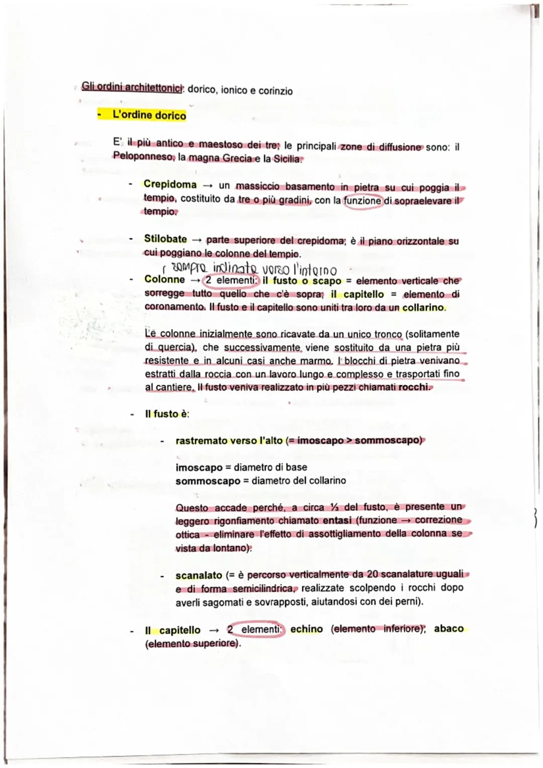 L'ARTE GRECA
Fra il XII e I'XI secolo a.C. la civiltà micenea comincia a decadere sotto le invasioni
dei Dori, degli Eoli e degli loni. Ques