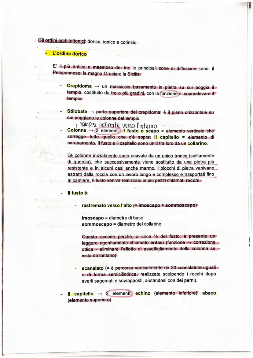 L'ARTE GRECA
Fra il XII e I'XI secolo a.C. la civiltà micenea comincia a decadere sotto le invasioni
dei Dori, degli Eoli e degli loni. Ques