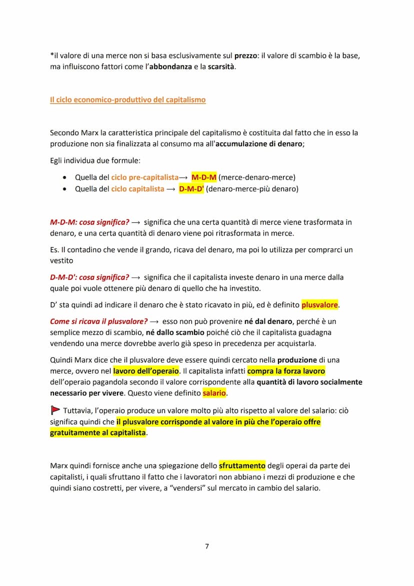 Karl Marx
I caratteri fondamentali del suo pensiero
1. Fornisce un'analisi globale della società e
della storia: infatti, non essere ritenut