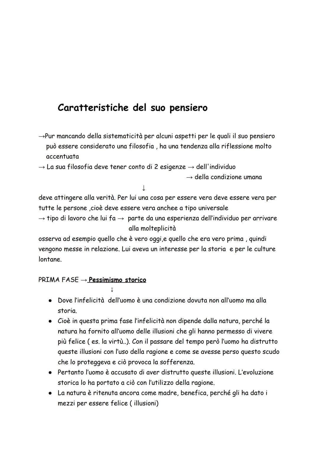 Il pensiero Leopardiano
1808-16→ Anni di studio matto e disperatissimo
Anni in cui studia erudizione (amplia il suo bagaglio di conoscenza) 