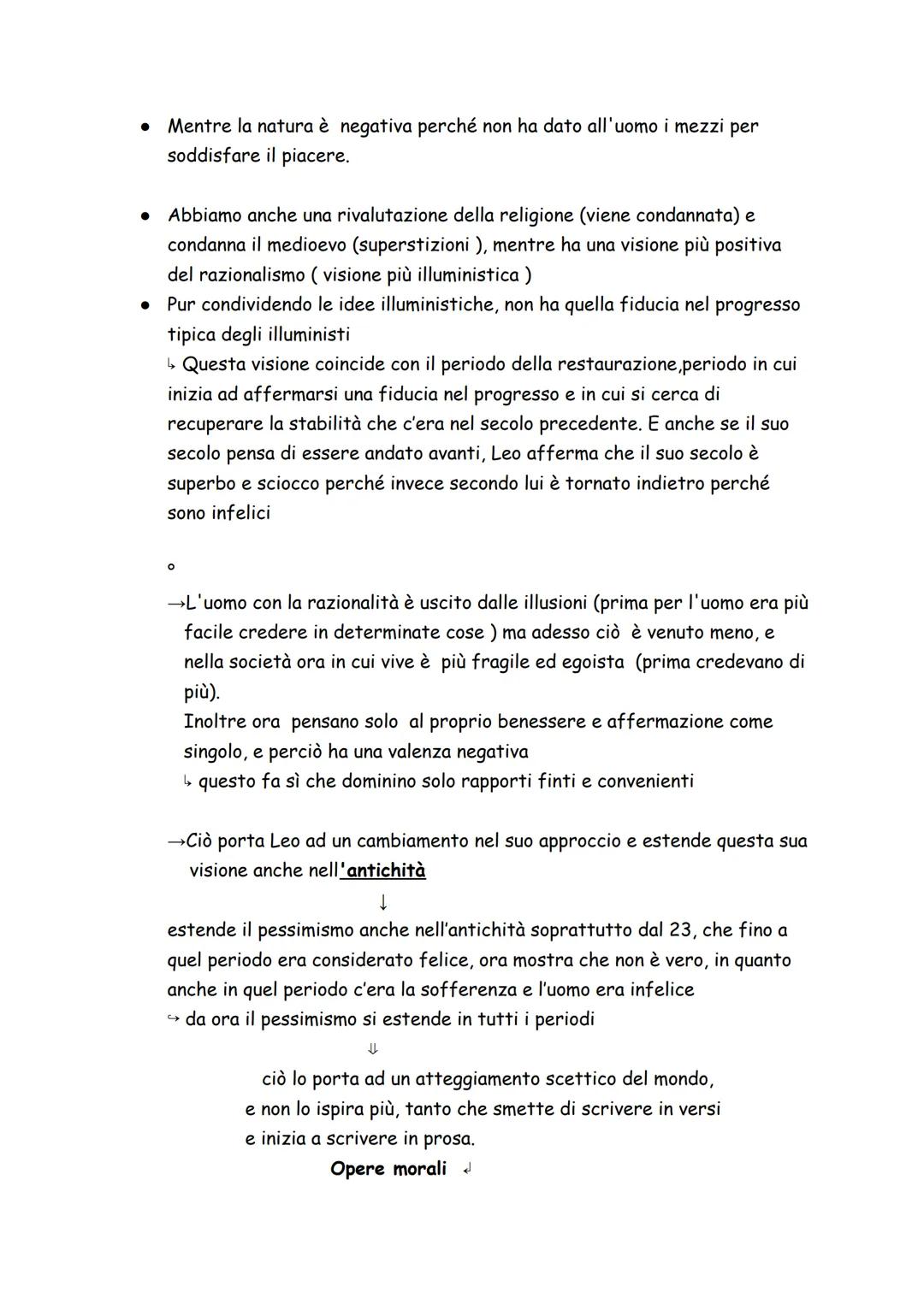 Il pensiero Leopardiano
1808-16→ Anni di studio matto e disperatissimo
Anni in cui studia erudizione (amplia il suo bagaglio di conoscenza) 