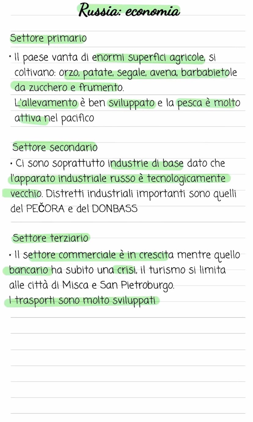 .
Territorio e ambiente russo
La Russia è estesa su due continenti: Europa e Asia
t
•La Russia europea si estende ad ovest degli Urali
• La 