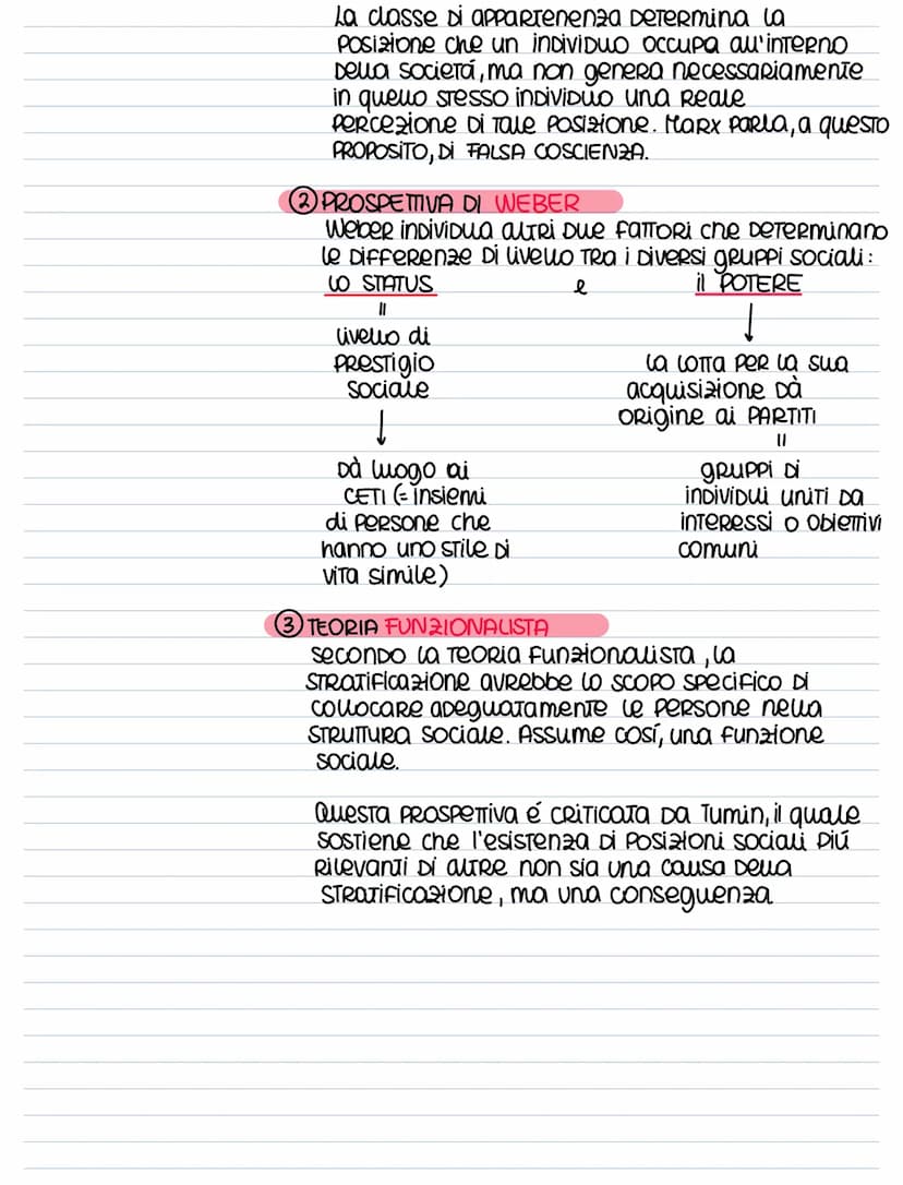 - Unita 13 ²
UNA DEFINIZIONE DI "STRATIFICAZIONE SOCIALE
STRATIFICAZIONE SOCIALE = PResenza, all'interno Dewa Societá, Di una
molteplicita D