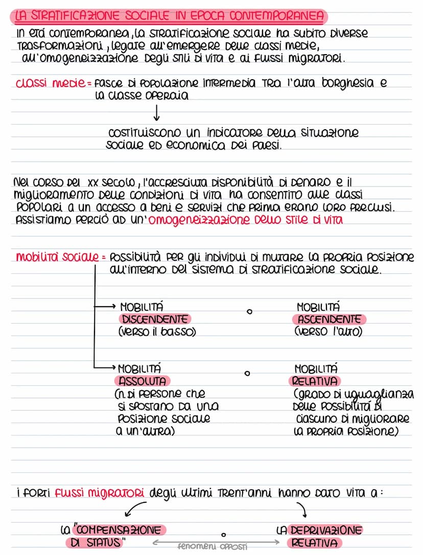 - Unita 13 ²
UNA DEFINIZIONE DI "STRATIFICAZIONE SOCIALE
STRATIFICAZIONE SOCIALE = PResenza, all'interno Dewa Societá, Di una
molteplicita D