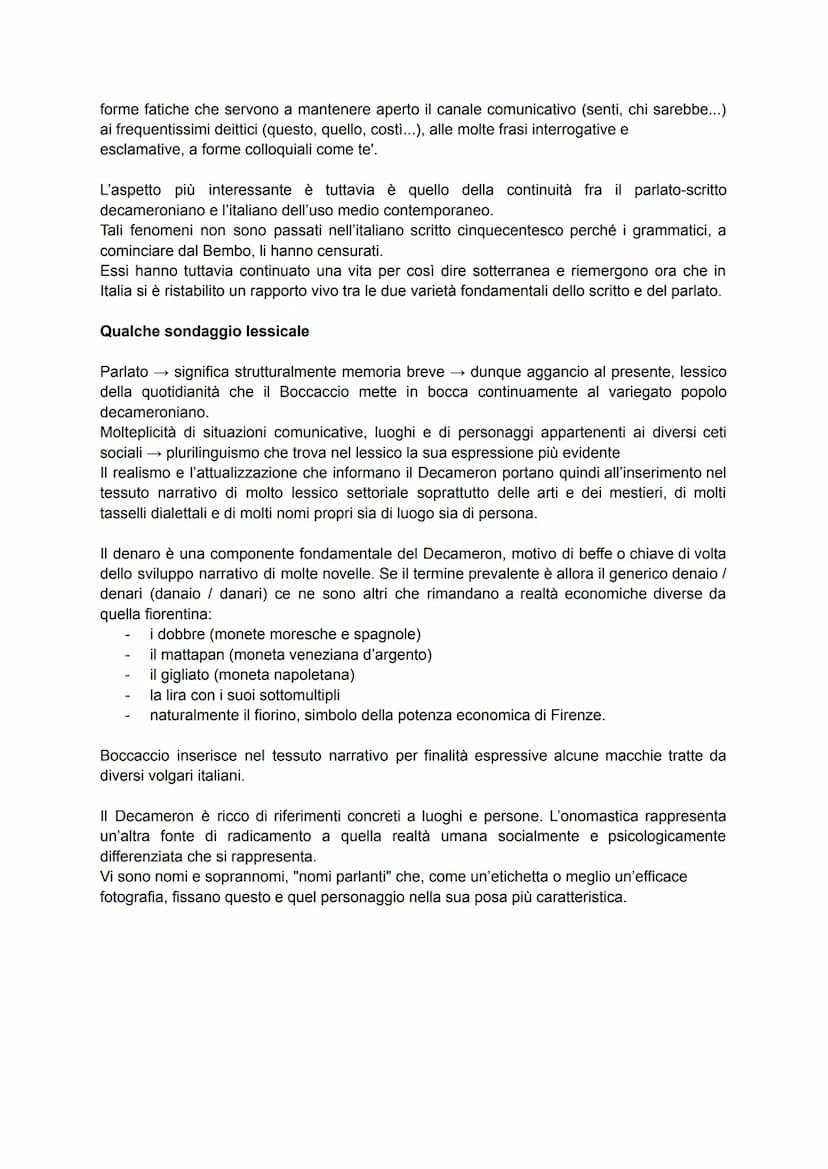 Giovanni Boccaccio
Nella sua opera più importante, il "Decameron" convivono due direttrici:
linea borghese → attenta alla realtà concreta, a