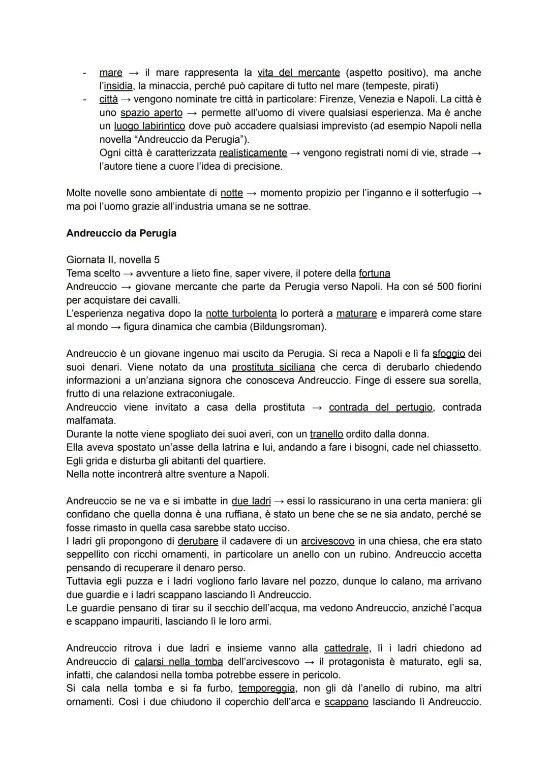 Giovanni Boccaccio
Nella sua opera più importante, il "Decameron" convivono due direttrici:
linea borghese → attenta alla realtà concreta, a