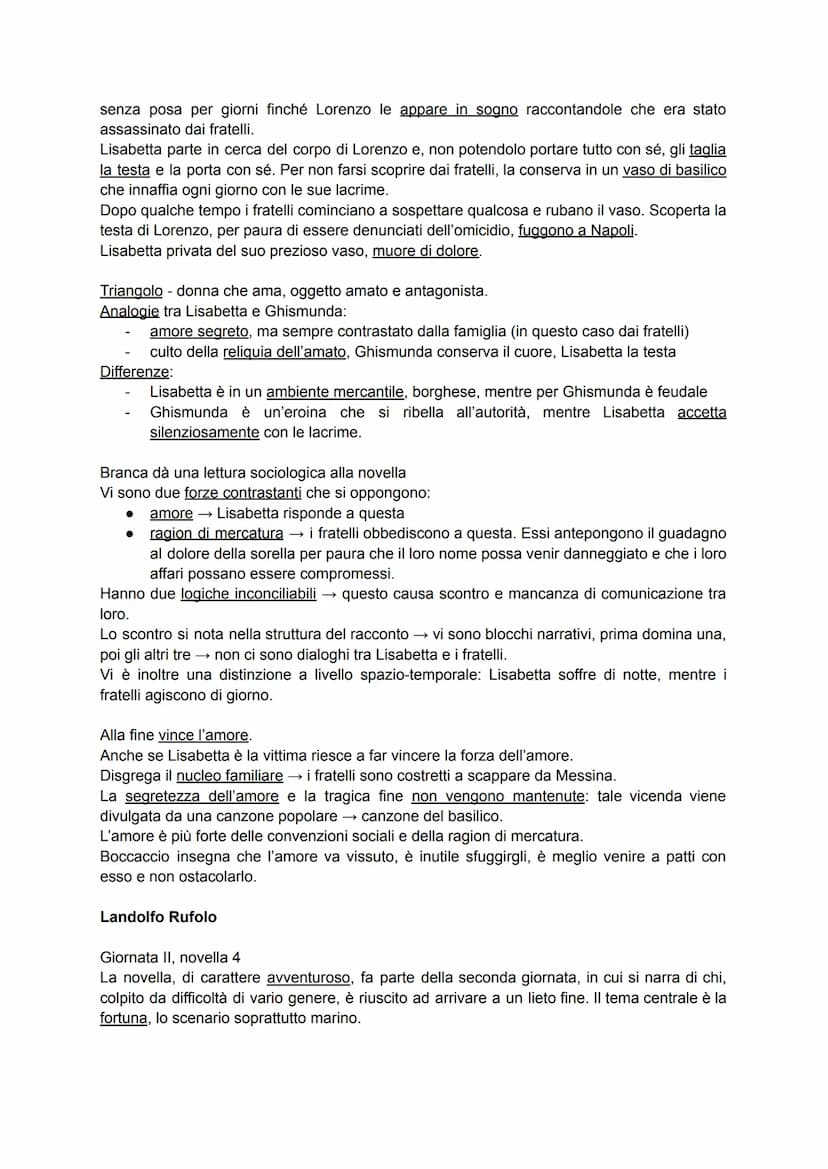 Giovanni Boccaccio
Nella sua opera più importante, il "Decameron" convivono due direttrici:
linea borghese → attenta alla realtà concreta, a
