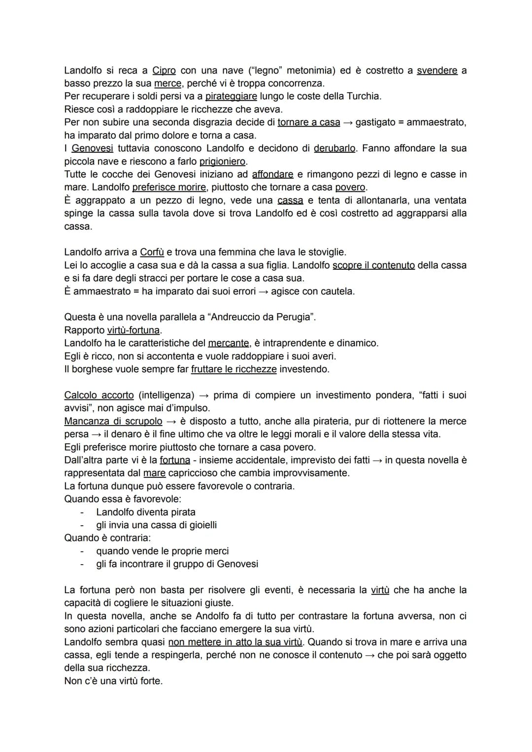 Giovanni Boccaccio
Nella sua opera più importante, il "Decameron" convivono due direttrici:
linea borghese → attenta alla realtà concreta, a