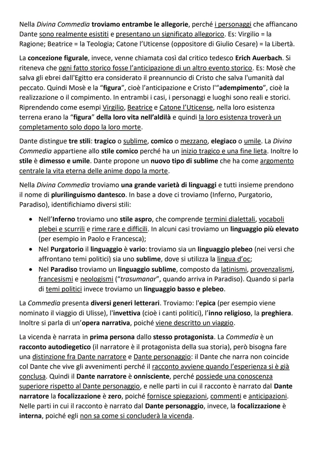 DANTE ALIGHIERI
LA VITA
Dante nacque a Firenze nel 1265. La sua famiglia faceva parte della piccola nobiltà cittadina
ed era di parte guelfa